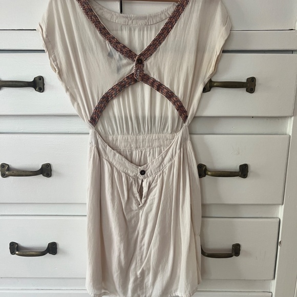 Mango Cream Backless dress XS - Picture 2 of 6